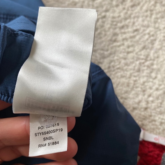 Patagonia High Spy Cropped Pants Stone Blue Medium NWOT - Picture 9 of 10